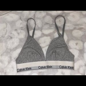 Calvin Klein Cotton Triangle Bralette